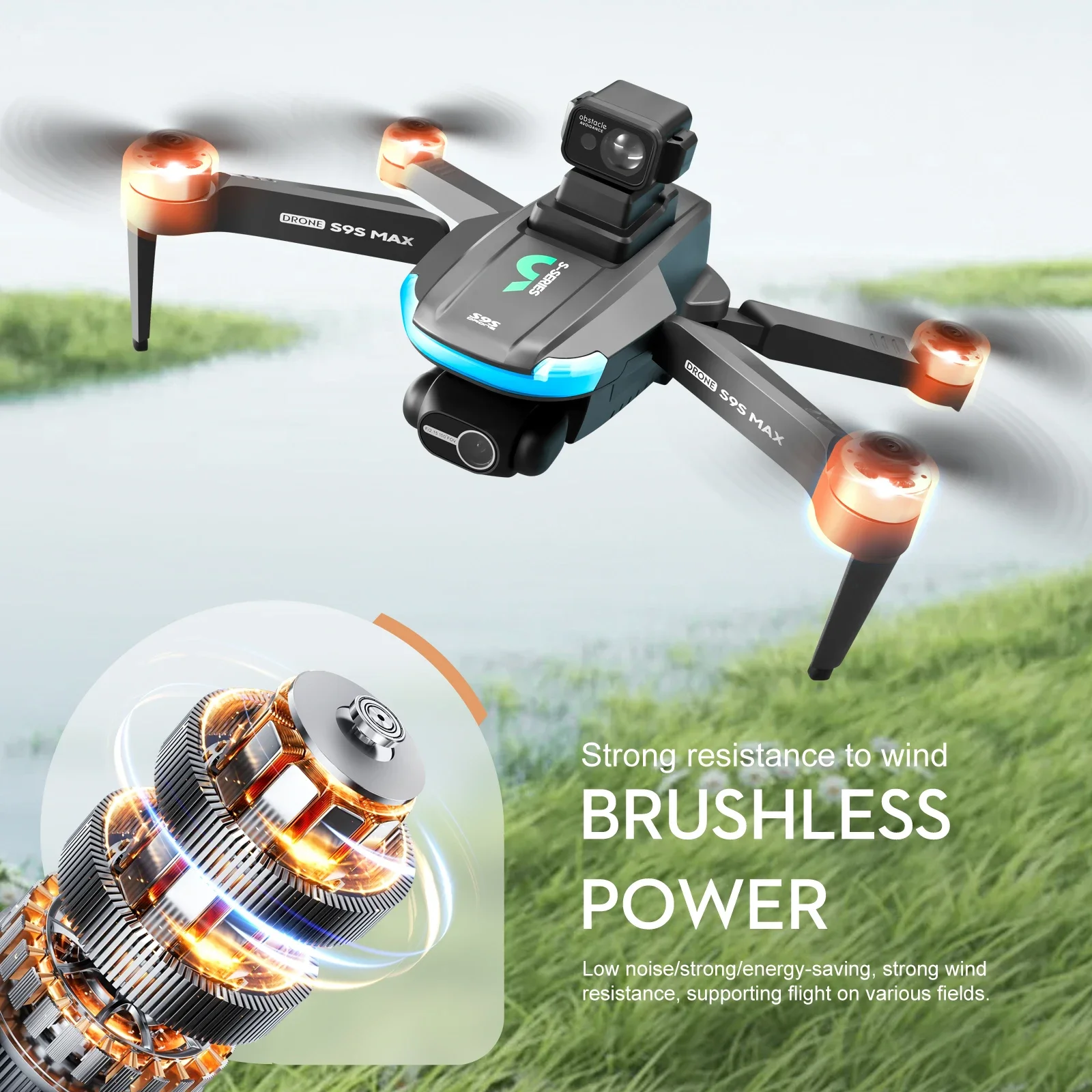 NEW S9S MAX MINI Drone 4K 2-Ax - đánh giá và giá Drone Racing Camera