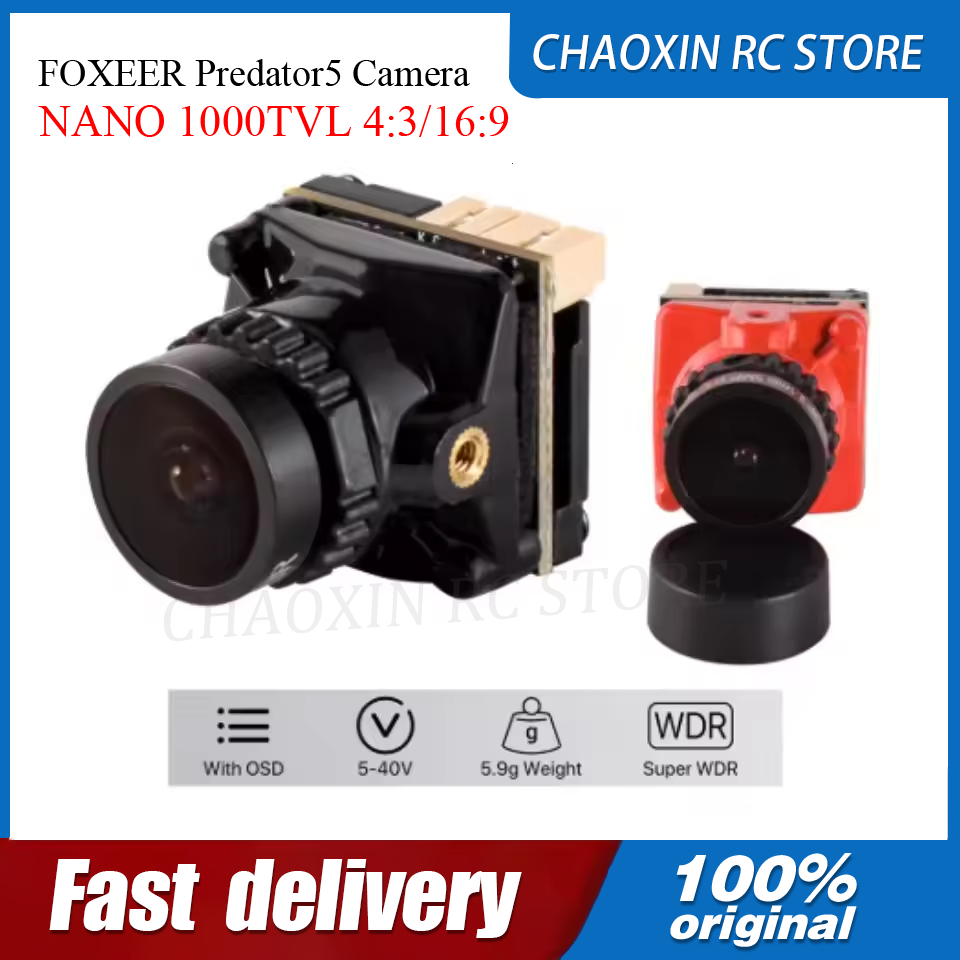 FOXEER Predator5 Camera NANO 1 - đánh giá và giá Drone Racing Camera